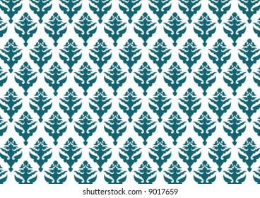Ottoman style wallpaper pattern and shape