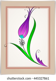 Ottoman Tulip Motif