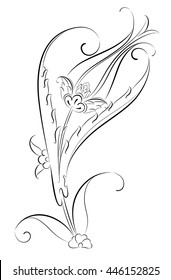 Ottoman Tulip Motif. Turkish Design.