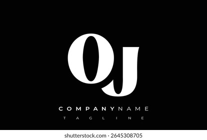 Projeto do logotipo da tipografia abstrata criativa da UO. Logotipo elegante que combina tipografia arrojada e formas criativas, ideal para soluções de marca e identidade.