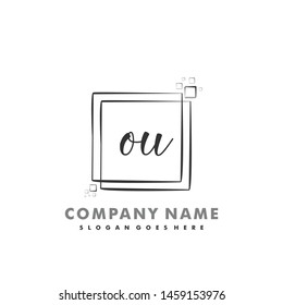 OU Initial beauty monogram logo vector