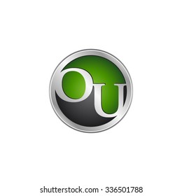 OU initial circle logo green