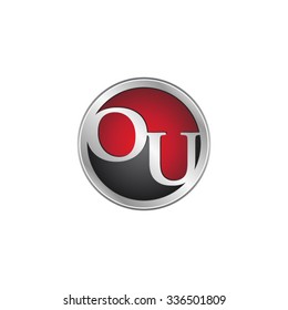 OU initial circle logo red