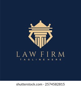 OU initial monogram logo for lawfirm vector design