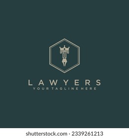 OU initials design modern legal attorney law firm lawyer advocate consultancy business logo vector