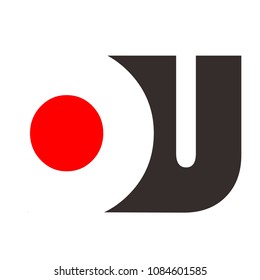 ou letter vector logo