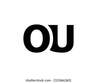 OU logo design vector template