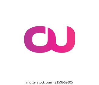 OU logo design vector template