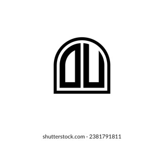 OU logo design vector template