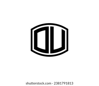 OU logo design vector template