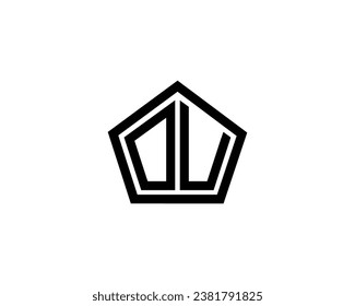 OU logo design vector template