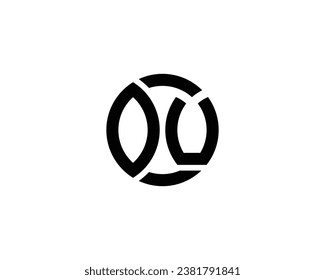 OU logo design vector template