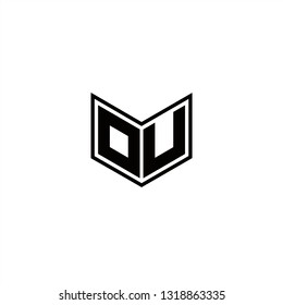 OU Logo Letters initial Designs Template