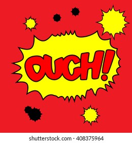 OUCH! Cartoon word