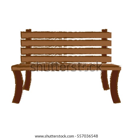 oudoors bench icon image vector illustration design 