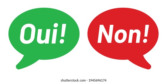 Oui Non Hd Stock Images Shutterstock