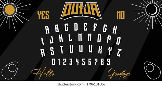 un vector de diseño blanco y negro de tablero ouija