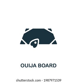 Ouija Board icon. Monochrome simple element from fortune teller collection. Creative Ouija Board icon for web design, templates, infographics and more