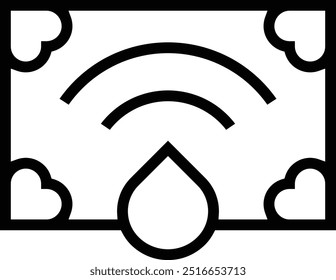 ouija board icon. Thin linear style design isolated on white background