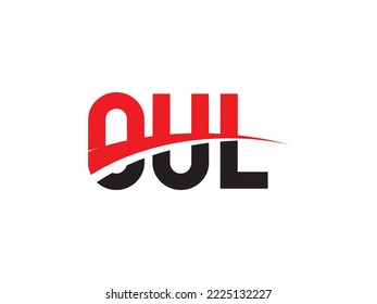 OUL Letter Initial Logo Design Vector Illustration