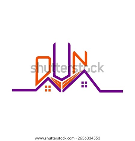 OUN Real State logo design, OUN simple and modern logo. OUN luxurious alphabet design  