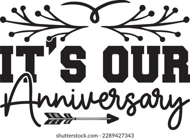 It's our anniversary t-shirt design