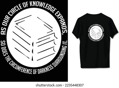 As our circle of knowledge expands, so does the circumference of darkness surrounding it.