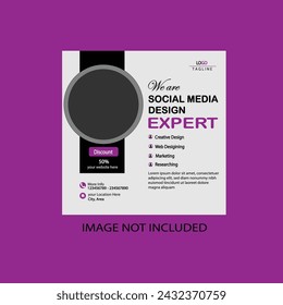 Our digital minimal creative social media design encapsulates the essence of modern sophistication, offering a refreshing departure from cluttered digital landscapes.