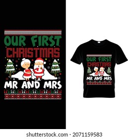 our first christmas mr and mrs