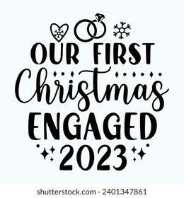 Our First Christmas Ornament 2023 bundle in Our New Home illustration