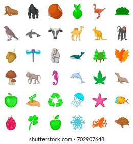 Our globe icons set. Cartoon style of 36 our globe vector icons for web isolated on white background