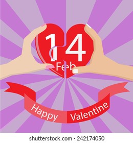 Our heart ,two people put part or love for complete relationship 