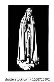 Our Lady Of Fatima Vector