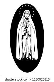 Our lady of Fatima vector 