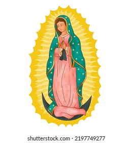 Nuestra Señora de Guadalupe, Virgen católica de la Ilustración Mexicana María 