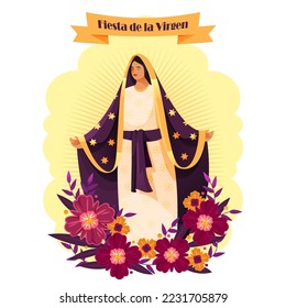 Our Lady of Guadalupe, religious mexican holiday.