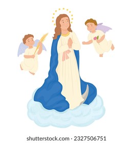 Our Lady Immaculate Conception illustration