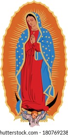 Our Lady Mary Guadalupe With Her Son