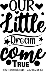 our little deeam come true vector artwork file this is on eps