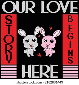 Our love story begins here