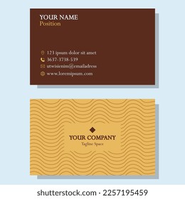 Our modern business card design features a clean and simple layout with a sleek, professional touch. Stand out from the crowd with a card that makes a lasting impression.