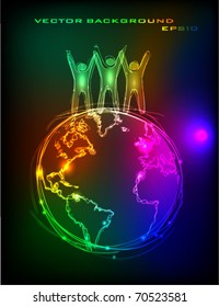 our planet   "made of light" collection