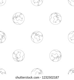 Our planet pattern seamless vector repeat geometric for any web design