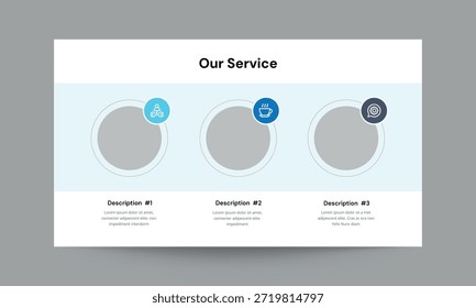 Nuestro diseño de presentación de diapositivas de servicio