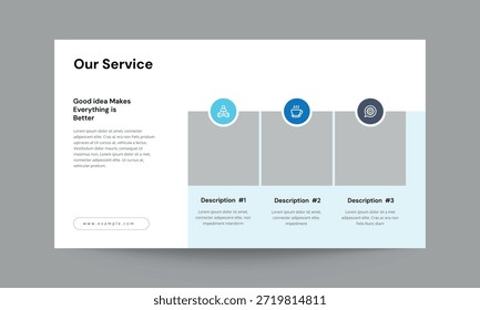 Our Service Slide Presentation Template