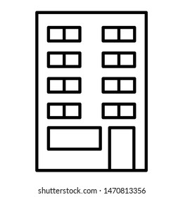 Our Services Building, Office, American Solid Glyph Icon Web card Template. Perfect use for web, design, pattern, etc.