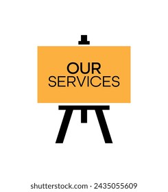 Our Services text on white background