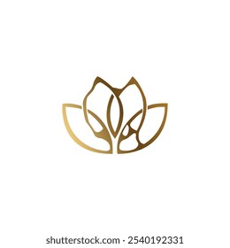 our spa treatments gradient vector logo design