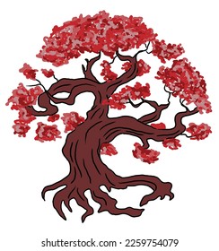Our stunning bonsai tree illustration captures the delicate and serene beauty of this ancient art form. Add a touch of tranquility to your home or office with this high-quality artwork.