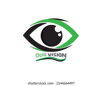 our vision logo design vector general view